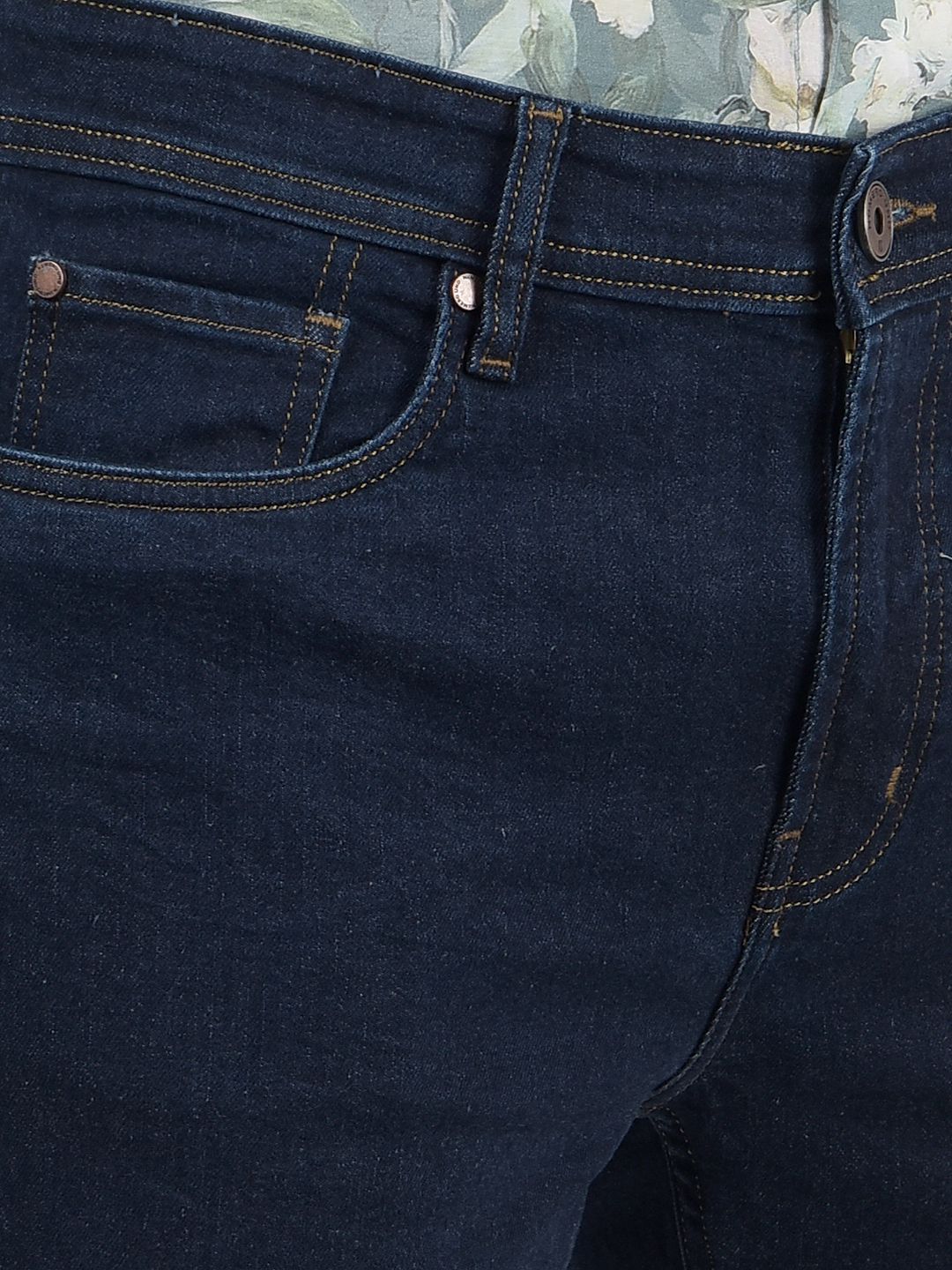 Numero Uno Men Solid Dark Blue Jeans